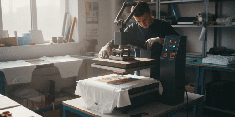 como funciona uma máquina de estampar