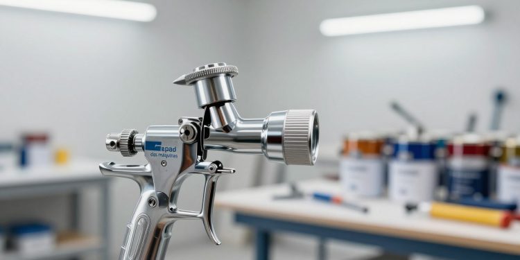 como funciona uma pistola de pintura