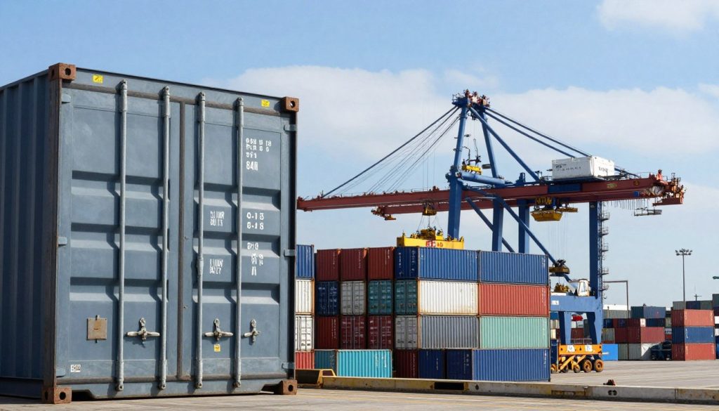 container marítimo estrutura