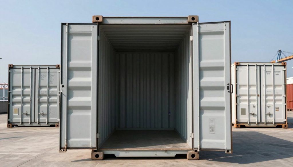 container open top comparação