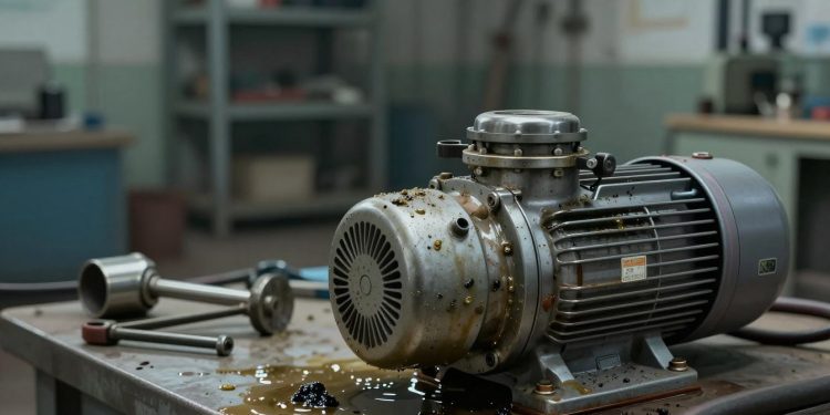contaminação em bomba de vácuo