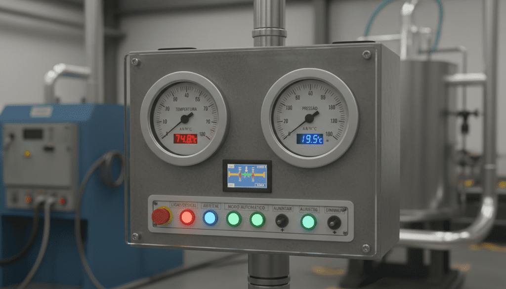 controle de temperatura e pressão