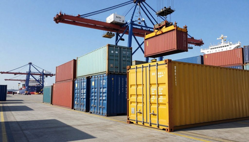 dimensão container marítimo