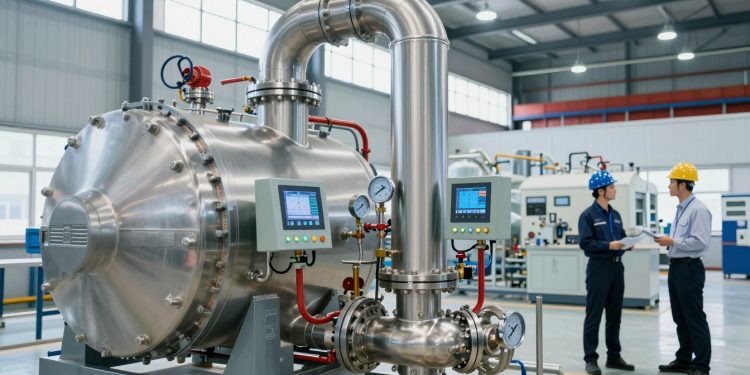 eficiência energética da caldeira
