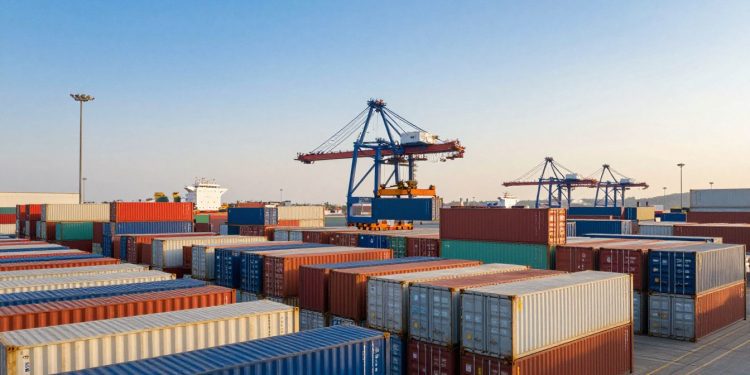 empilhamento de containers
