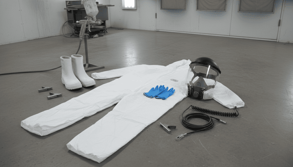 equipamentos de proteção individual para pintura eletrostática
