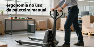 ergonomia na paleteira manual