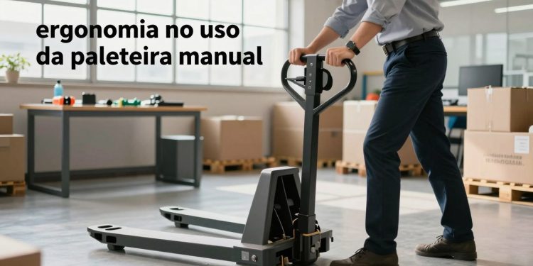 ergonomia na paleteira manual