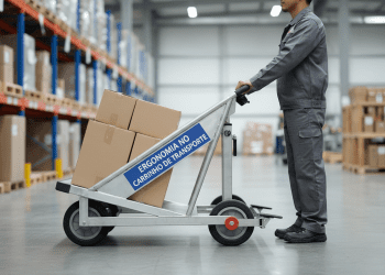 ergonomia no carrinho de transporte