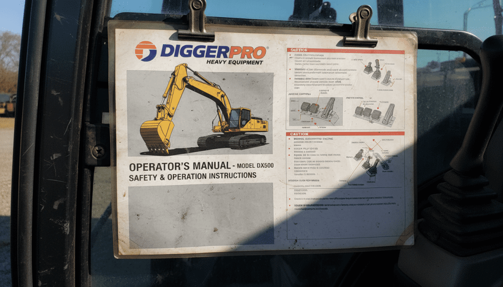 excavator operation guide