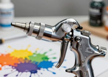 função do bico da pistola de pintura