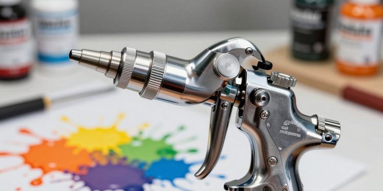 função do bico da pistola de pintura