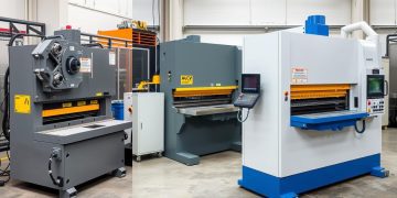 guilhotina de chapa industrial
