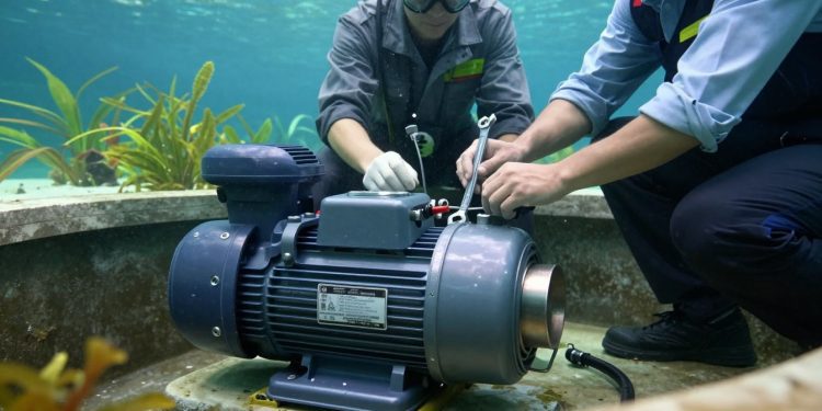instalação de bombas submersas