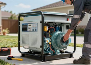 instalação de gerador de energia
