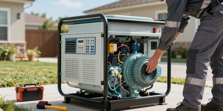 instalação de gerador de energia