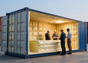 isolamento térmico em container
