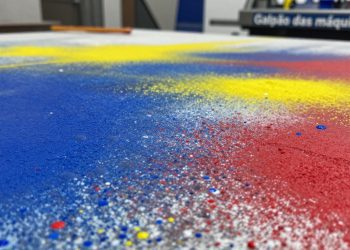 manchas na pintura por pulverização