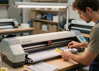manutenção de plotter