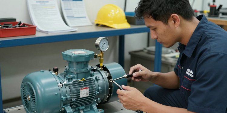 manutenção preventiva de bomba centrífuga
