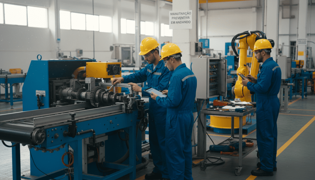 manutenção preventiva de equipamento
