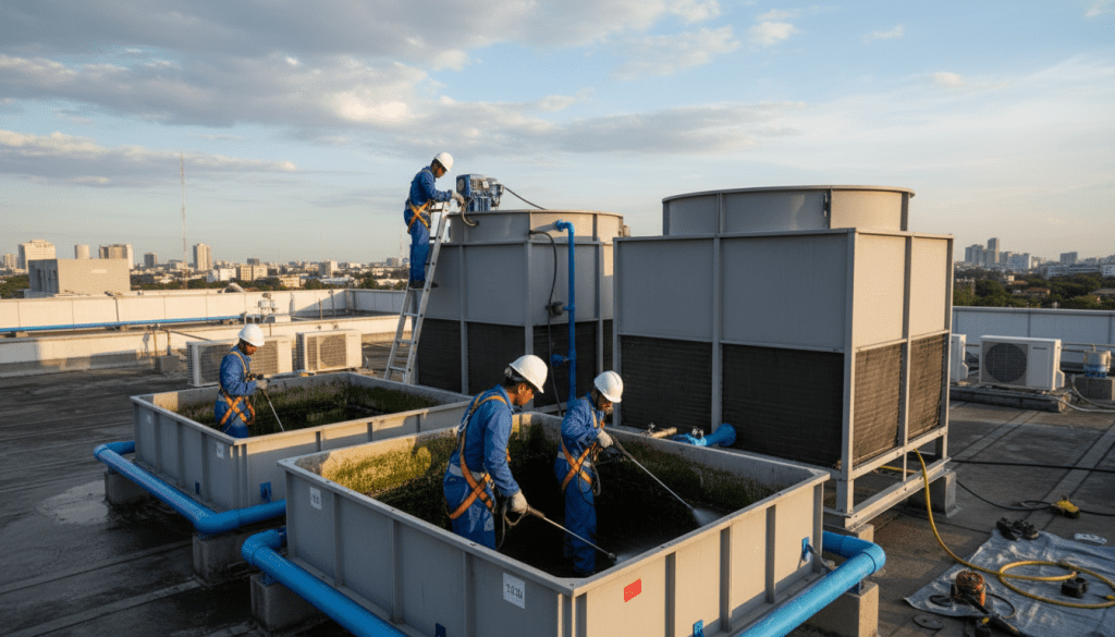 manutenção preventiva de torres de refrigeração