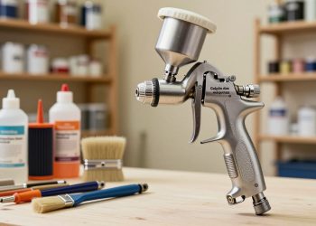 manutenção preventiva em pistola de pintura