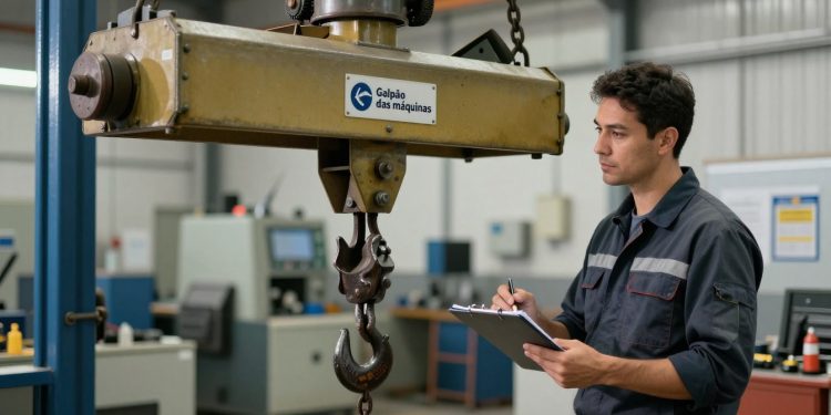 manutenção preventiva em talha