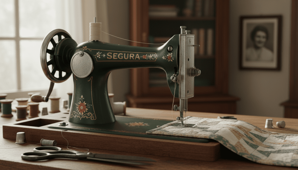 máquina de costura segura
