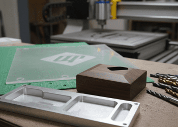 materiais usinados no router cnc