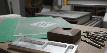 materiais usinados no router cnc