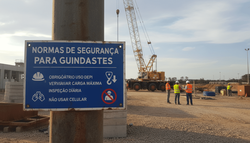 normas de segurança para guindastes