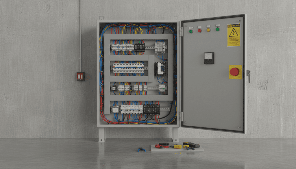 painel elétrico industrial