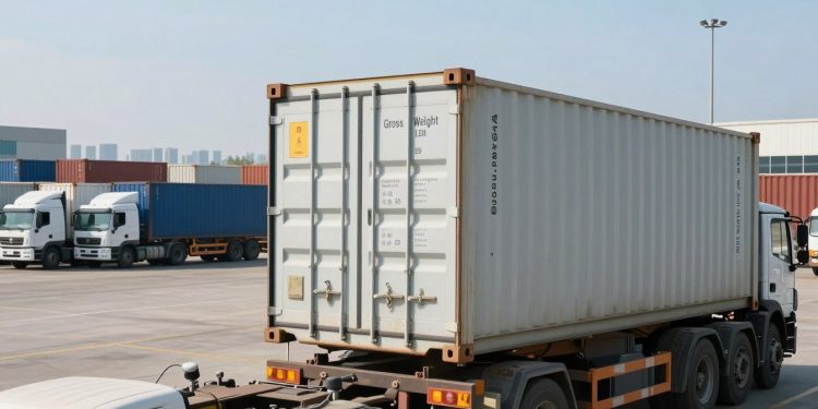 peso bruto do container