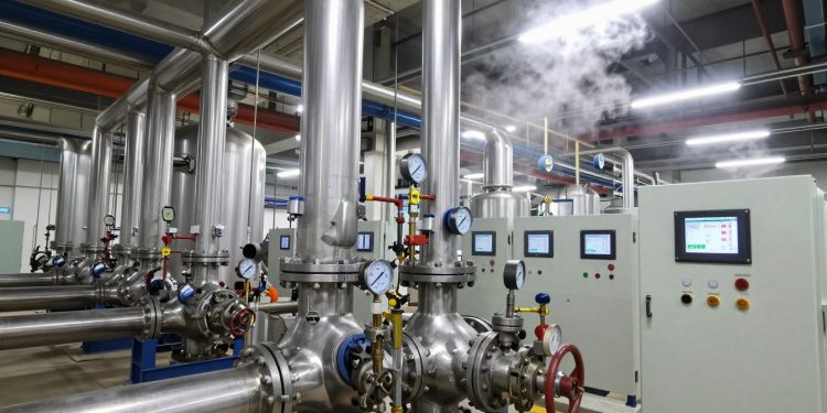 pressão de trabalho da caldeira