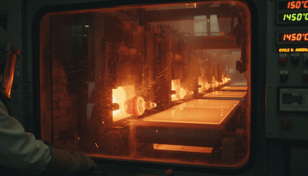 processos térmicos no forno para vidro