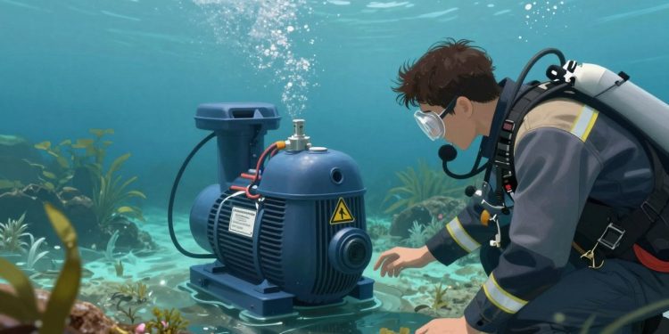 riscos no uso de bomba submersa