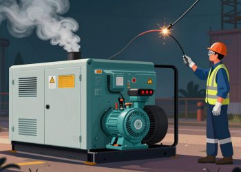 riscos no uso de gerador de energia