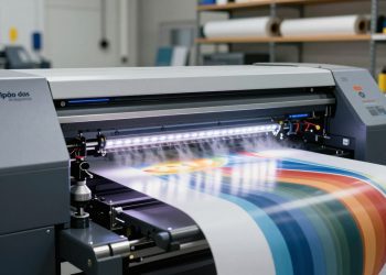 secagem da tinta na plotter