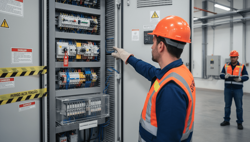 segurança em painéis elétricos