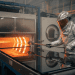 segurança no forno para vidro