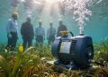 segurança no uso de bomba submersa