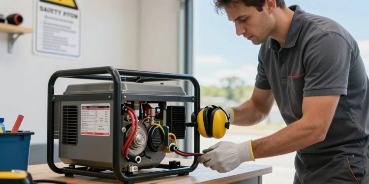 segurança no uso de gerador de energia
