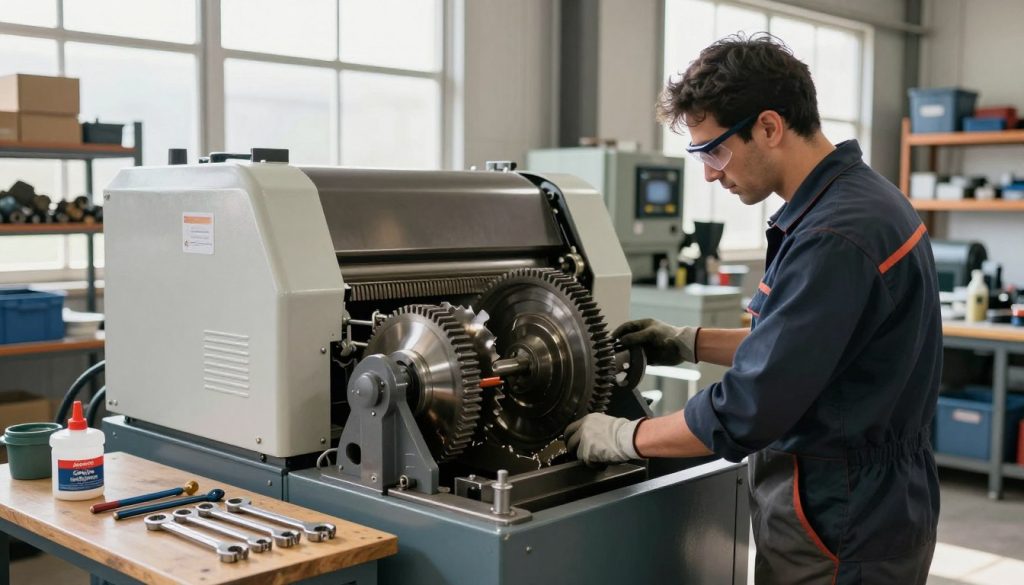 shredding machine maintenance