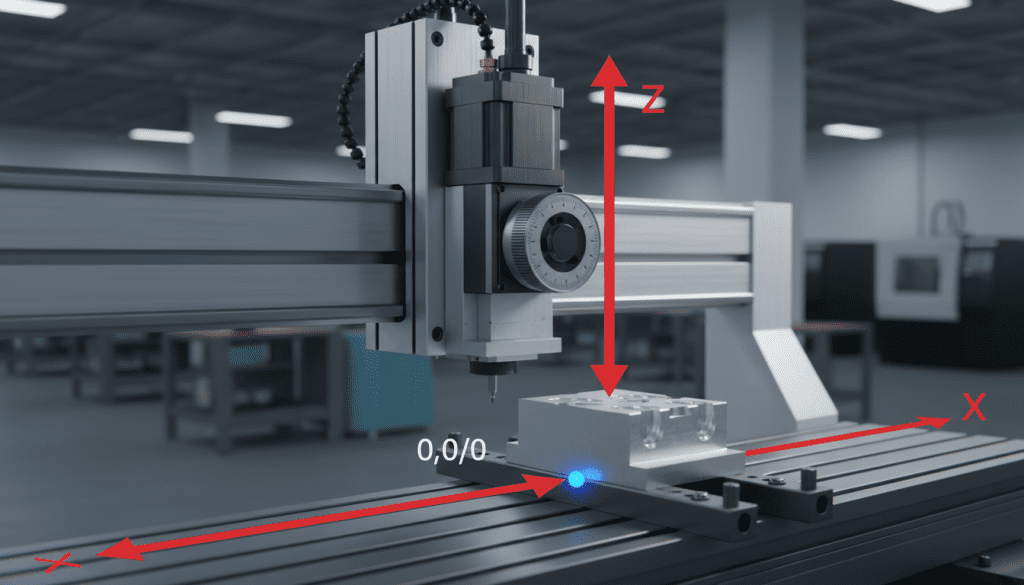 sistema de coordenadas CNC