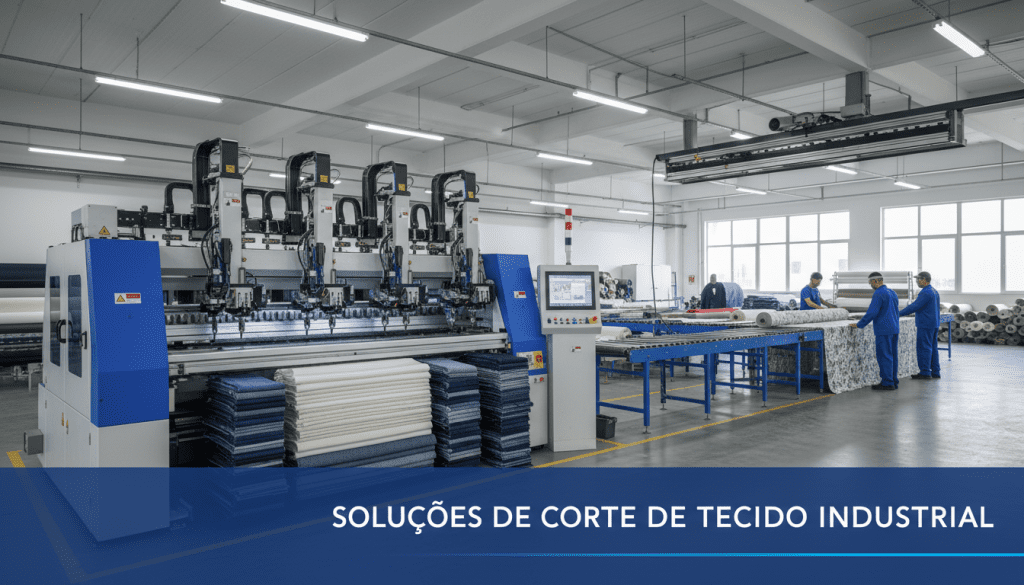 soluções de corte de tecido industrial