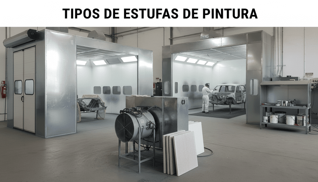 tipos de estufas de pintura