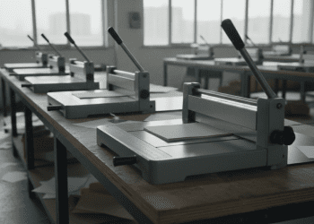 tipos de guilhotina para papel