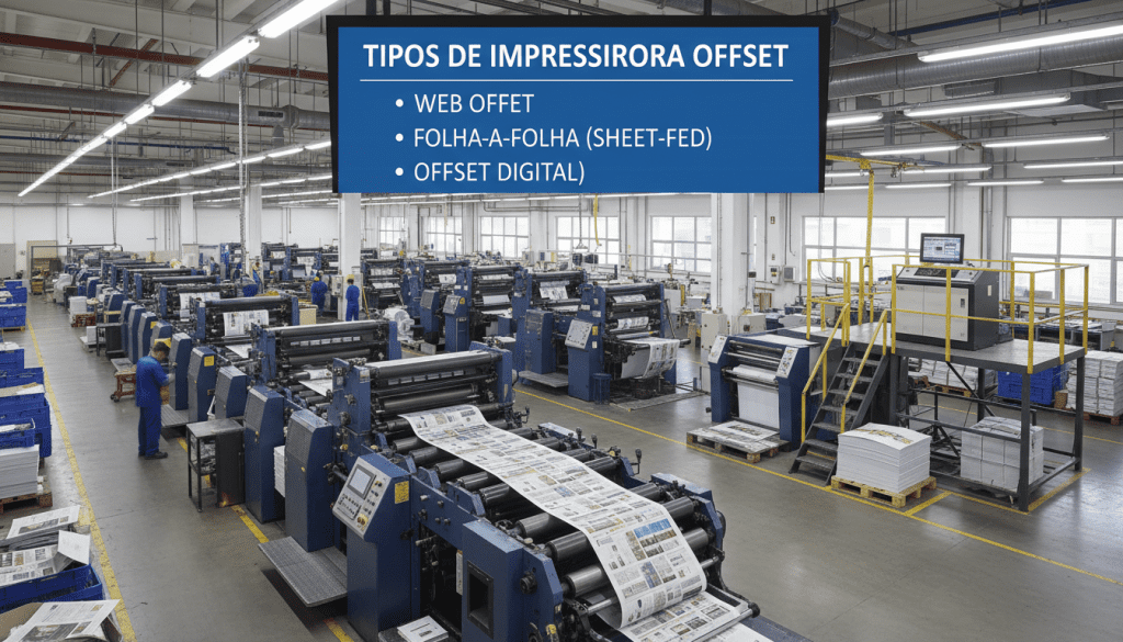 tipos de impressora offset