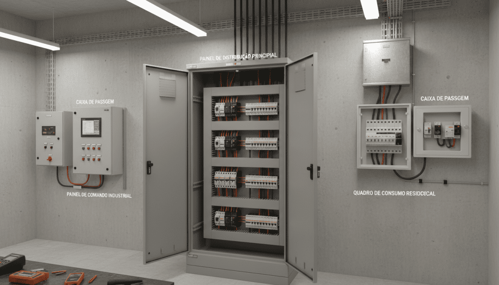 tipos de painel elétrico